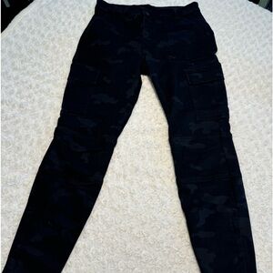 ALLSAINTS black gray camo pants